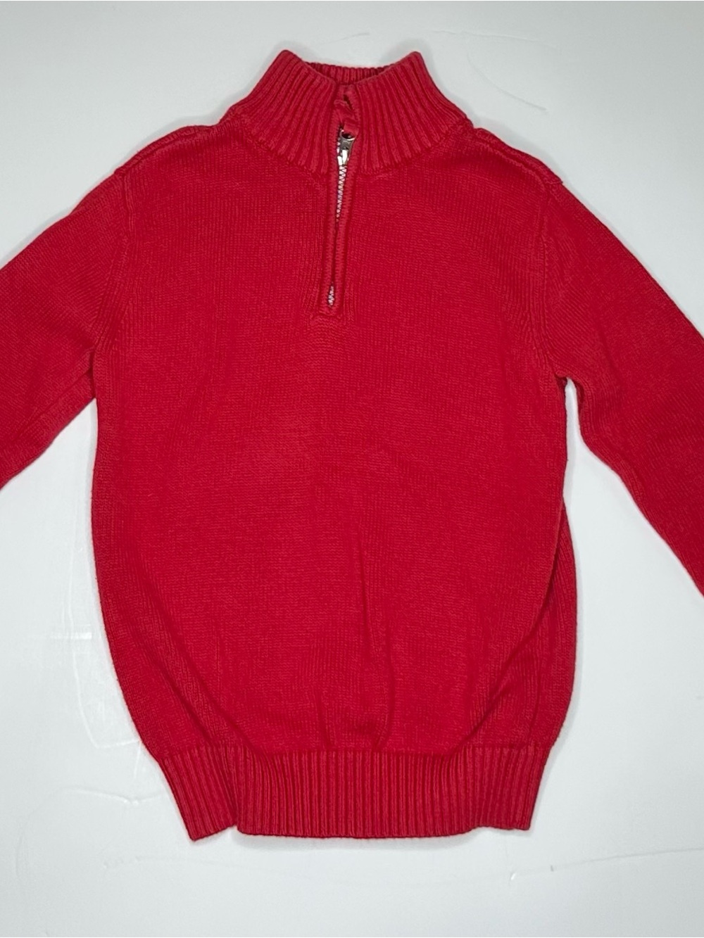 Boy’s Hope & Henry Red Half-Zip Sweater Pullover